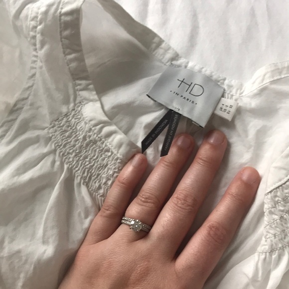 Anthropologie HD in Paris white ruffle sleeve too - Picture 4 of 4